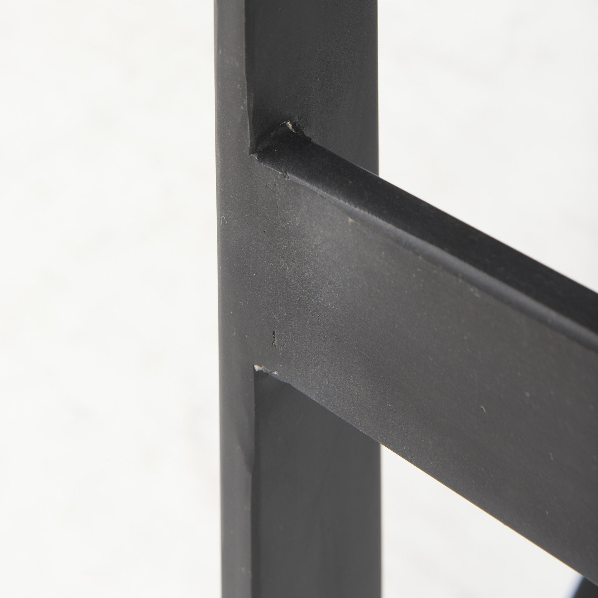 Black Solid & Manufactured Wood Backless Bar Height Bar Chair