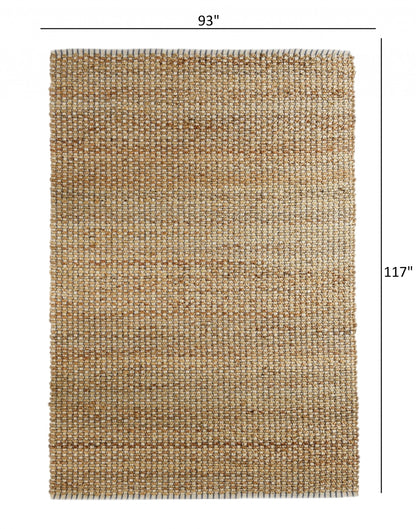 8 x 10 Natural Hand Woven Rug