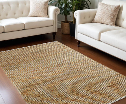 8 x 10 Natural Hand Woven Rug