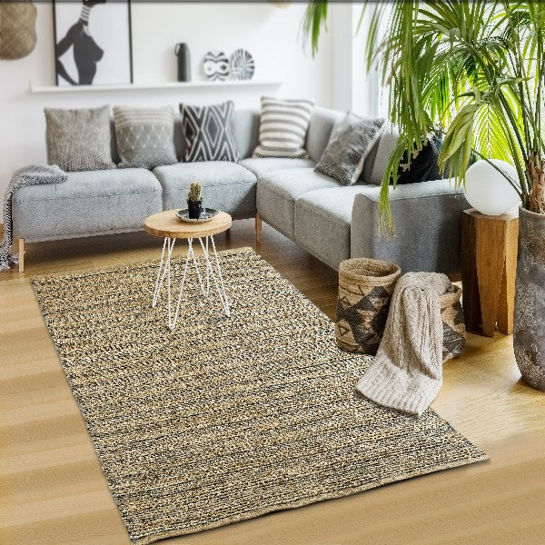 8 x 10 Natural Hand Woven Rug