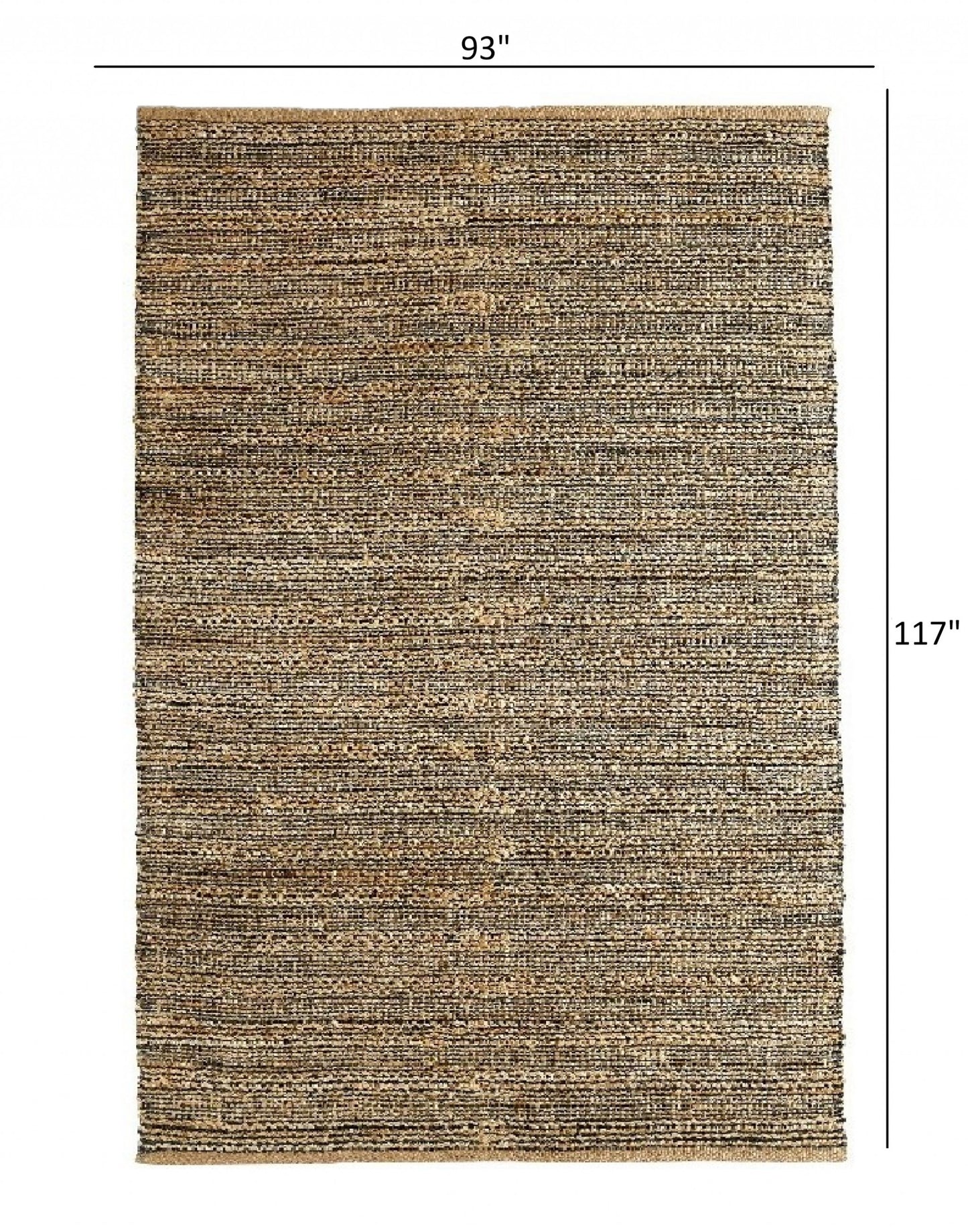 8 x 10 Natural Hand Woven Rug