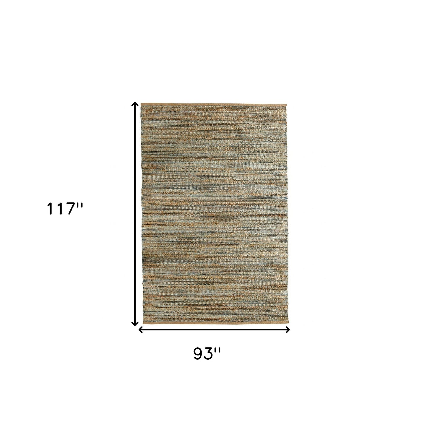 8 x 10 Natural Hand Woven Rug