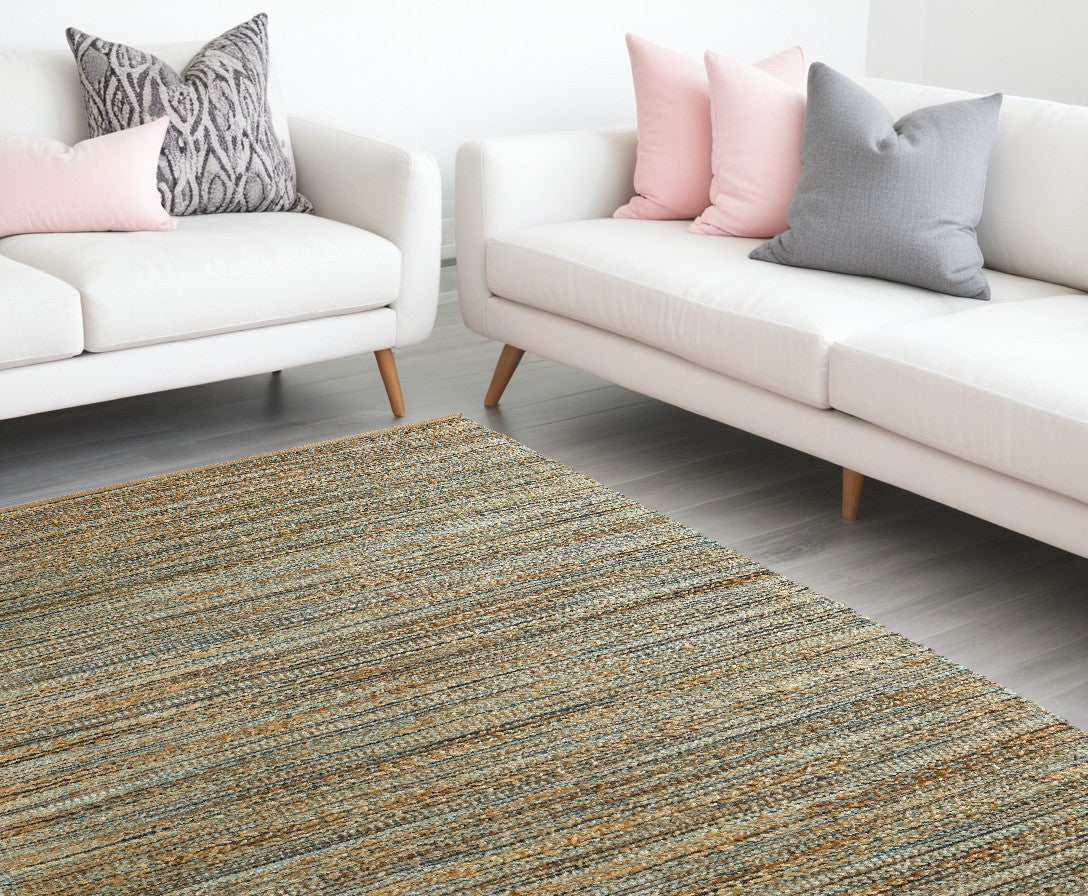 8 x 10 Natural Hand Woven Rug