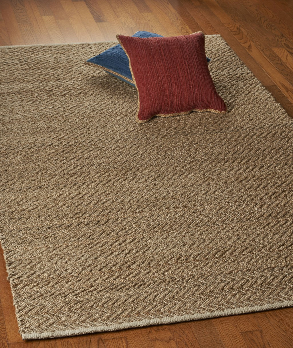 8 x 10 Natural Hand Woven Rug