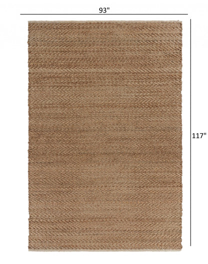 8 x 10 Natural Hand Woven Rug