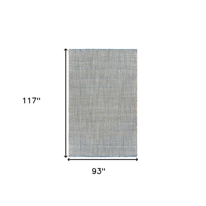 8 x 10 Blue & Beige Toned Rug