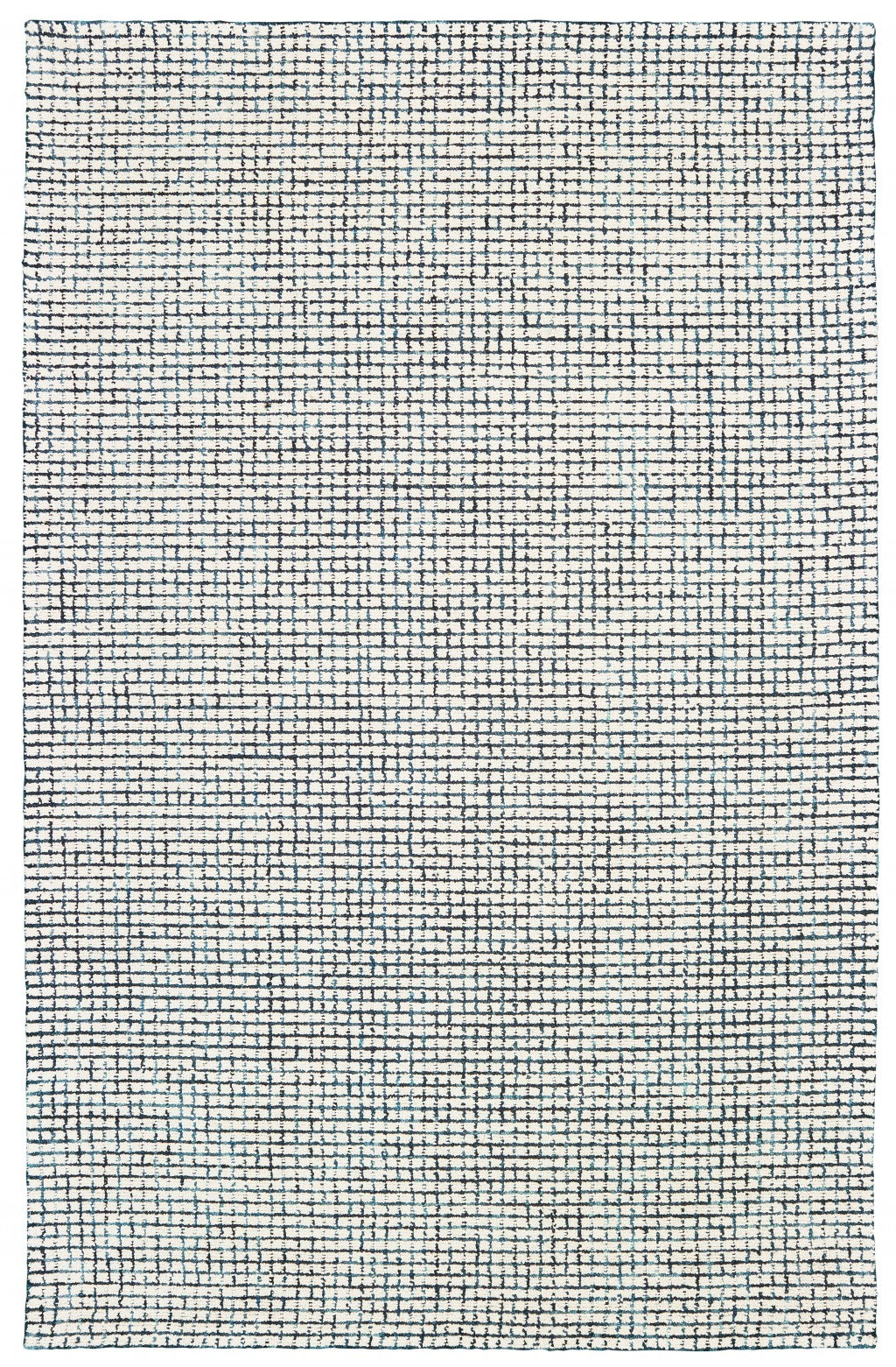 8 x 10 Ivory Wool Hand Loomed Rug