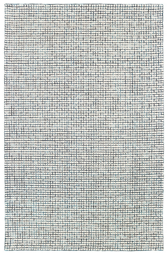 8 x 10 Ivory Wool Hand Loomed Rug