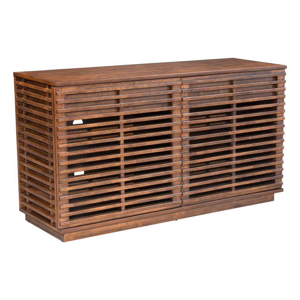 Slats Brown Media Console