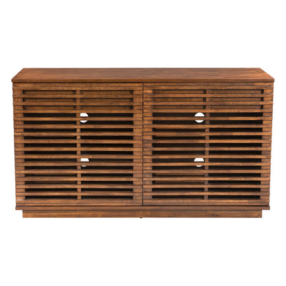Slats Brown Media Console