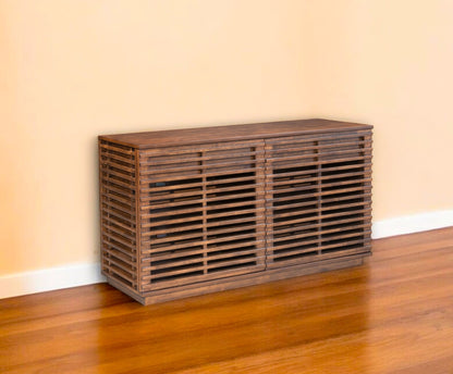 Slats Brown Media Console