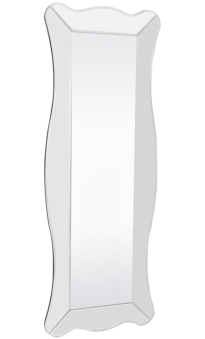 Clear Novelty Glass Framed Full Length Hanging Mirror