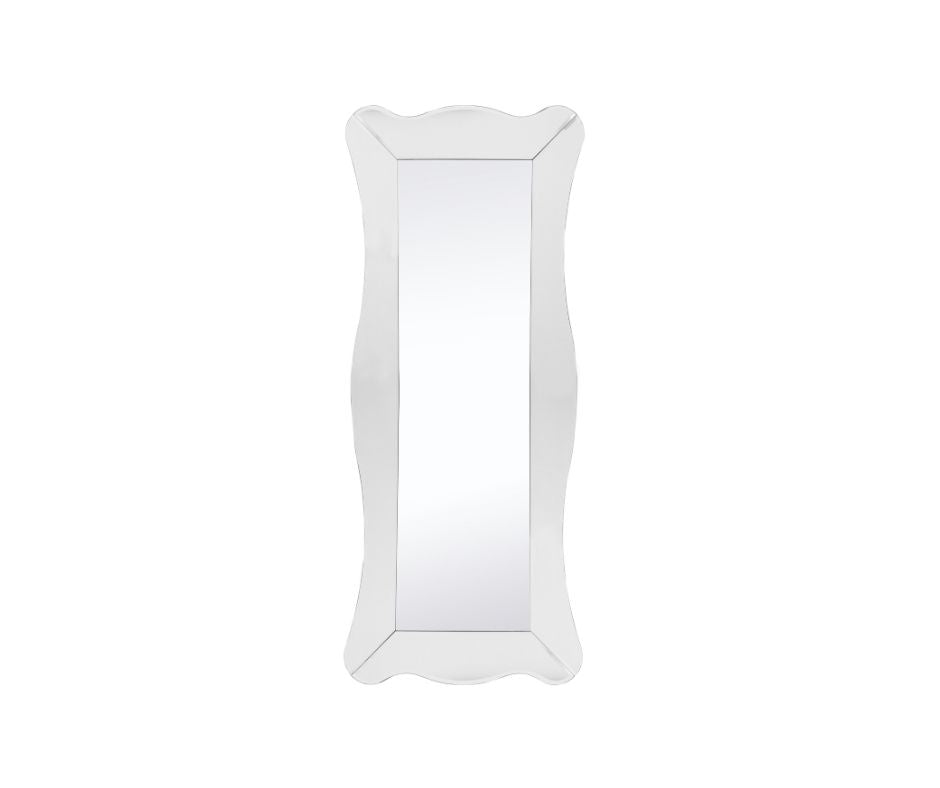 Clear Novelty Glass Framed Full Length Hanging Mirror