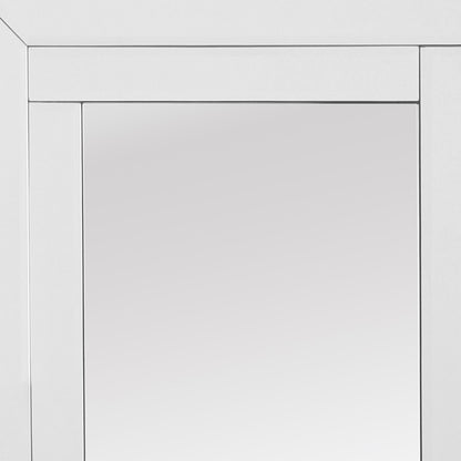 Clear Glass Framed Full Length Hanging Mirror