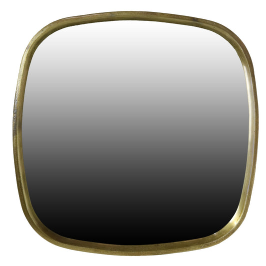 Small Brass Accent Mirror