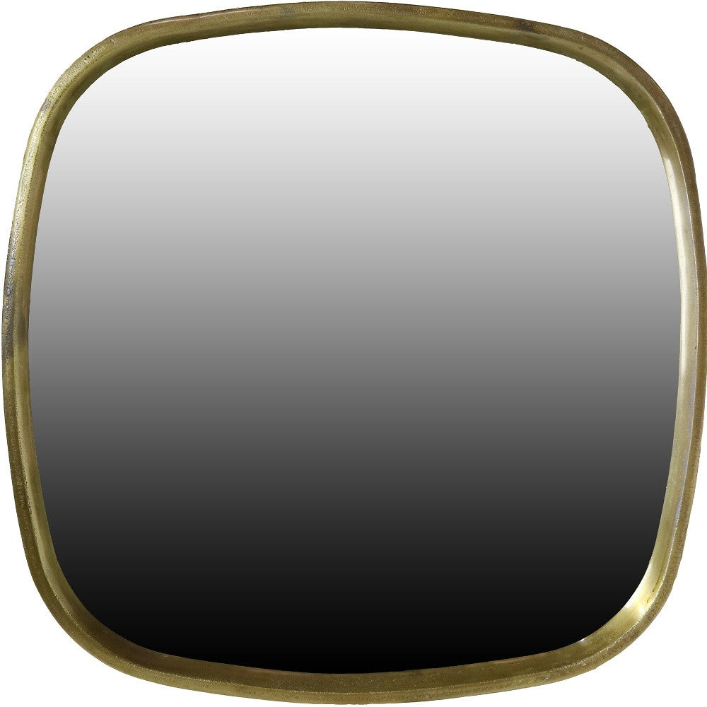 Small Brass Accent Mirror