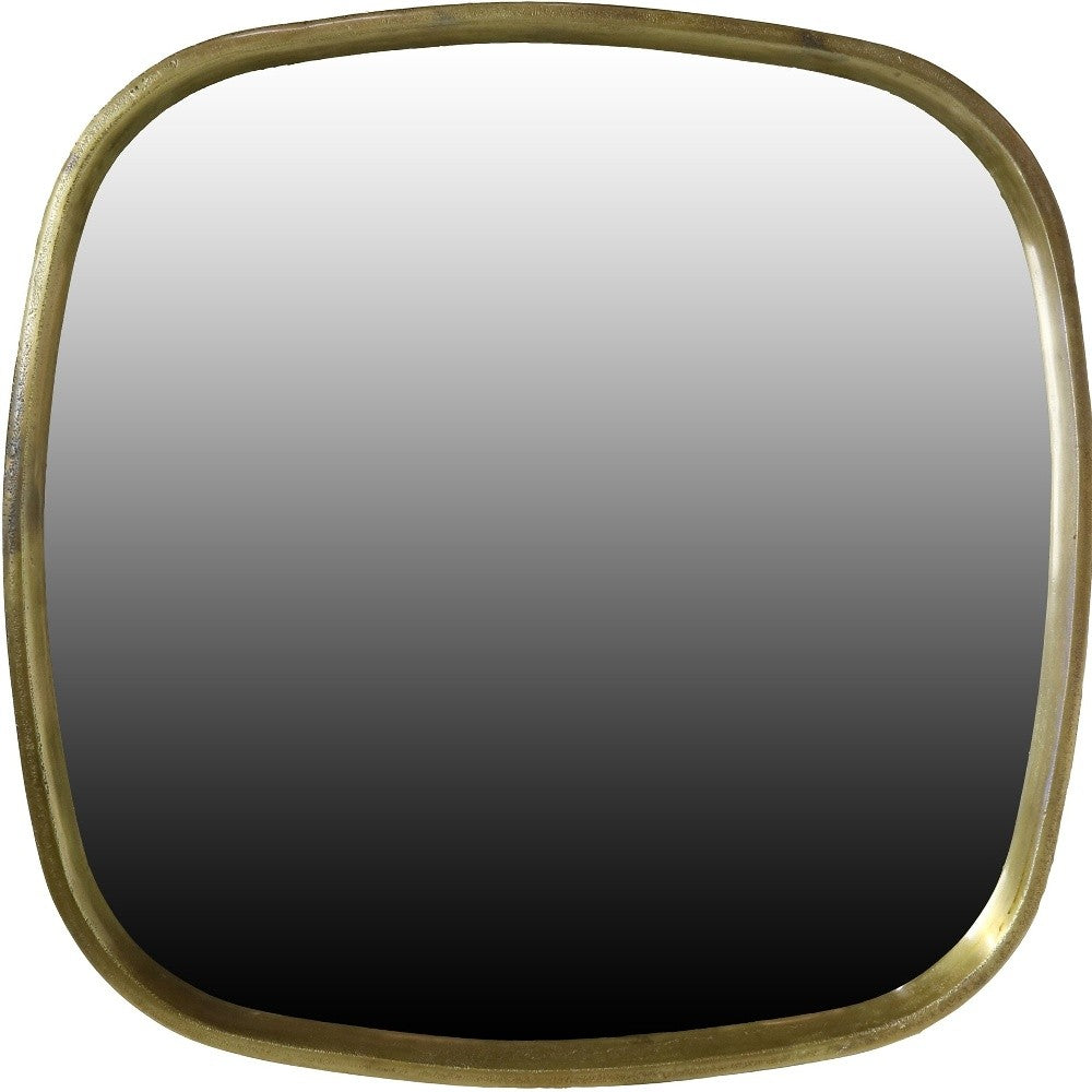Small Brass Accent Mirror
