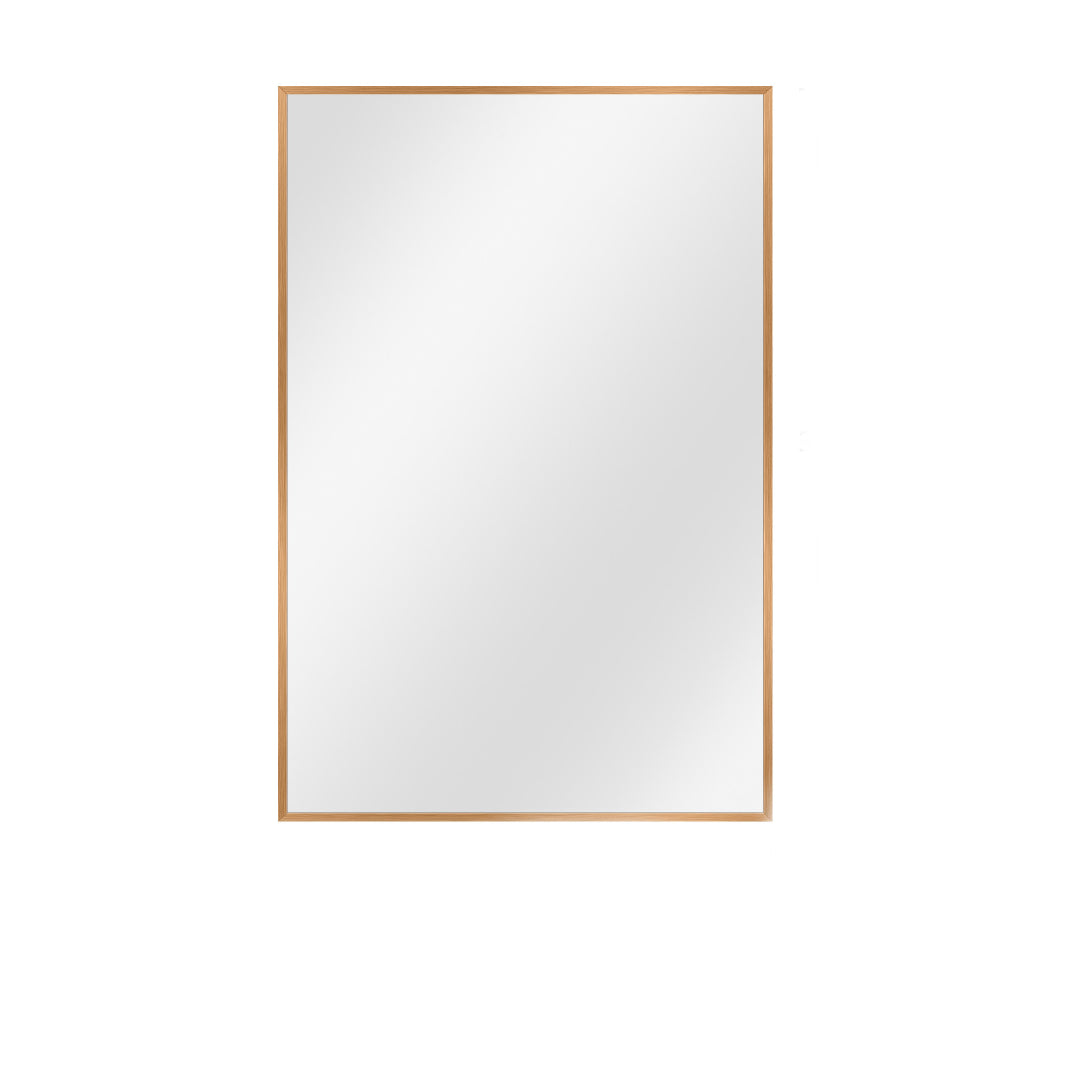 Gold Metal Framed Bathroom Vanity Mirror