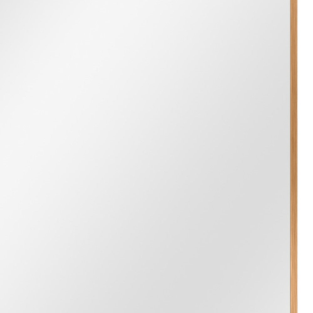 Gold Metal Framed Bathroom Vanity Mirror