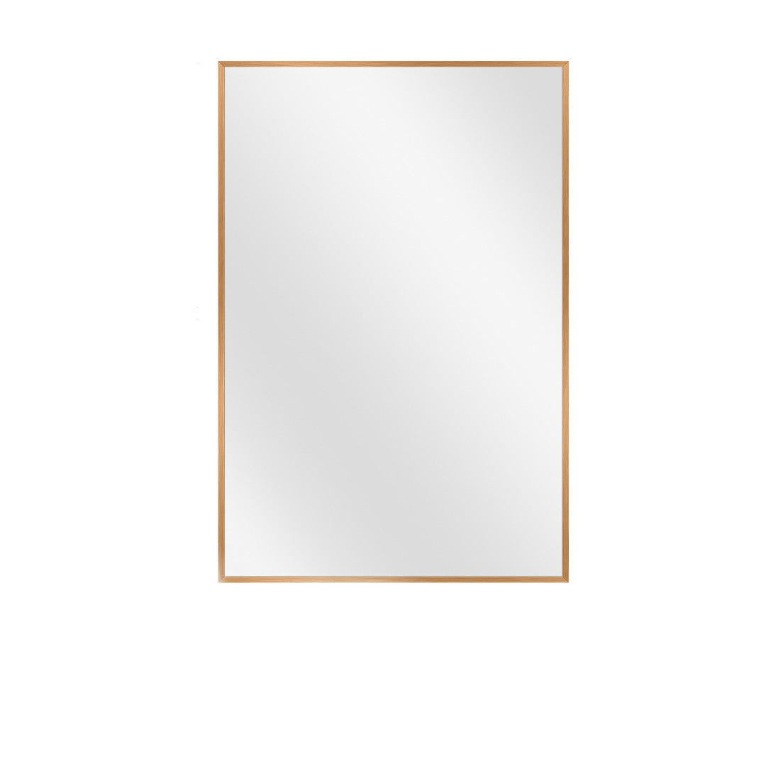 Gold Metal Framed Bathroom Vanity Mirror