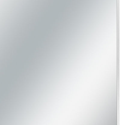Silver Rectangular Wall Mirror