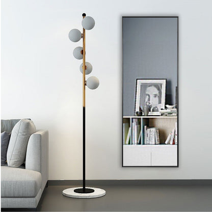 Black Metal Framed Full Length Mirror