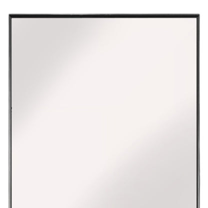 Black Metal Framed Full Length Mirror