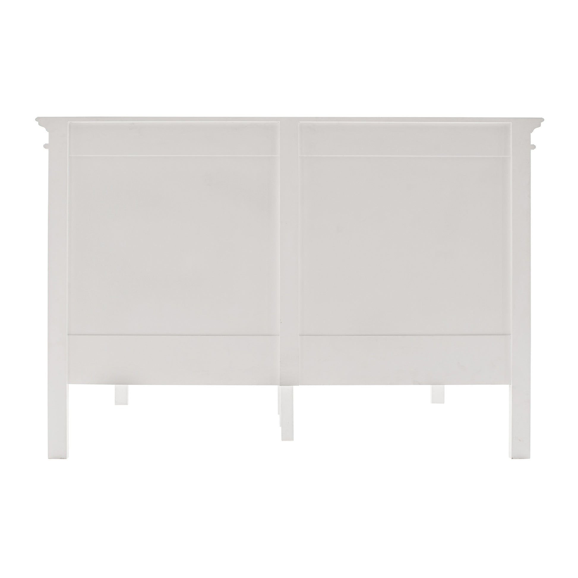Classic White Panel Queen Size Bed