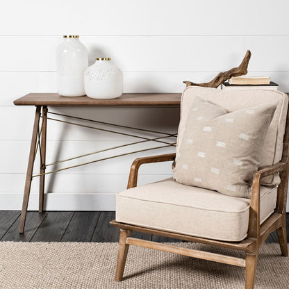 White Abstract Cylinder Crystal Glass Table Vase