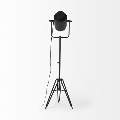 Black Movie Set Floor Lamp