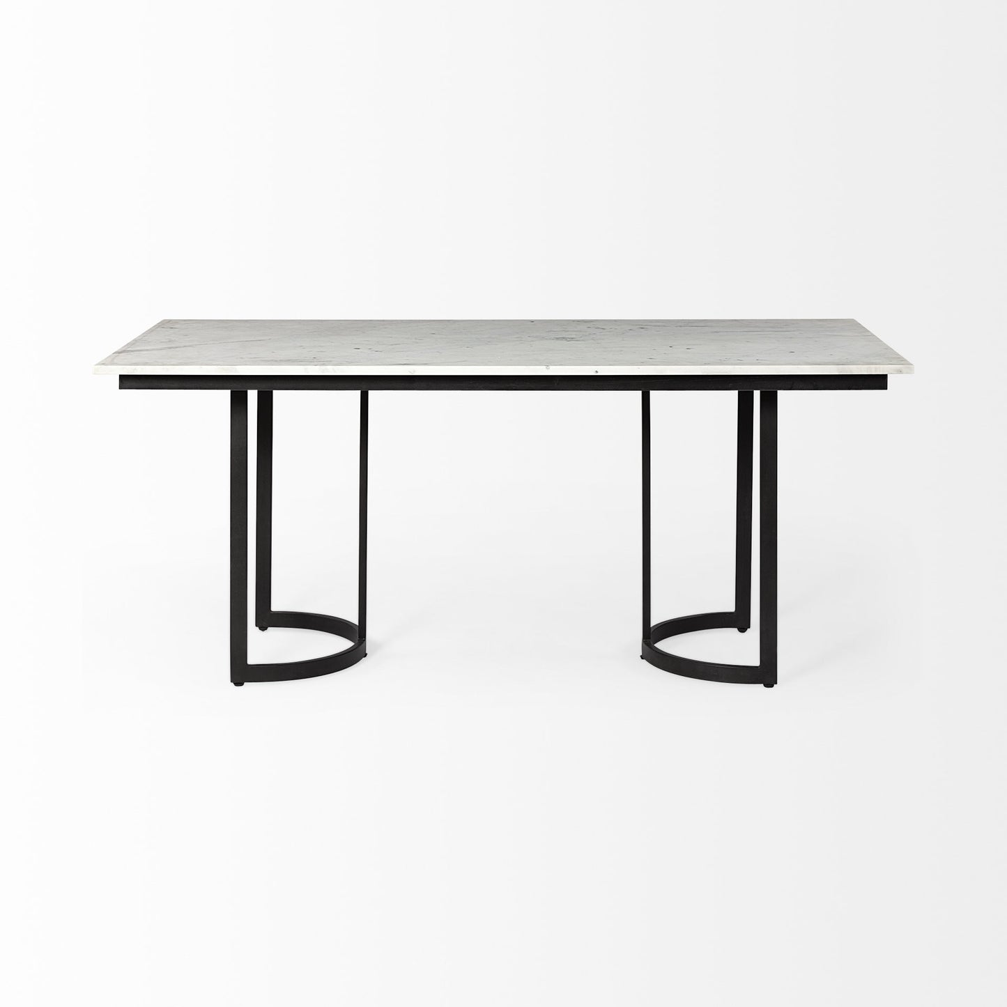 White And Black Dining Table