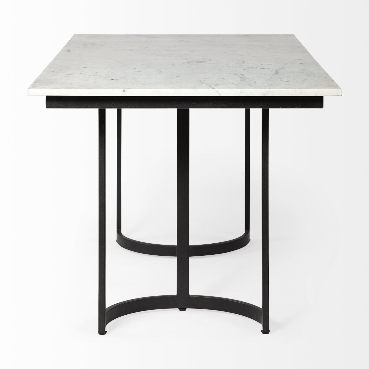White And Black Dining Table
