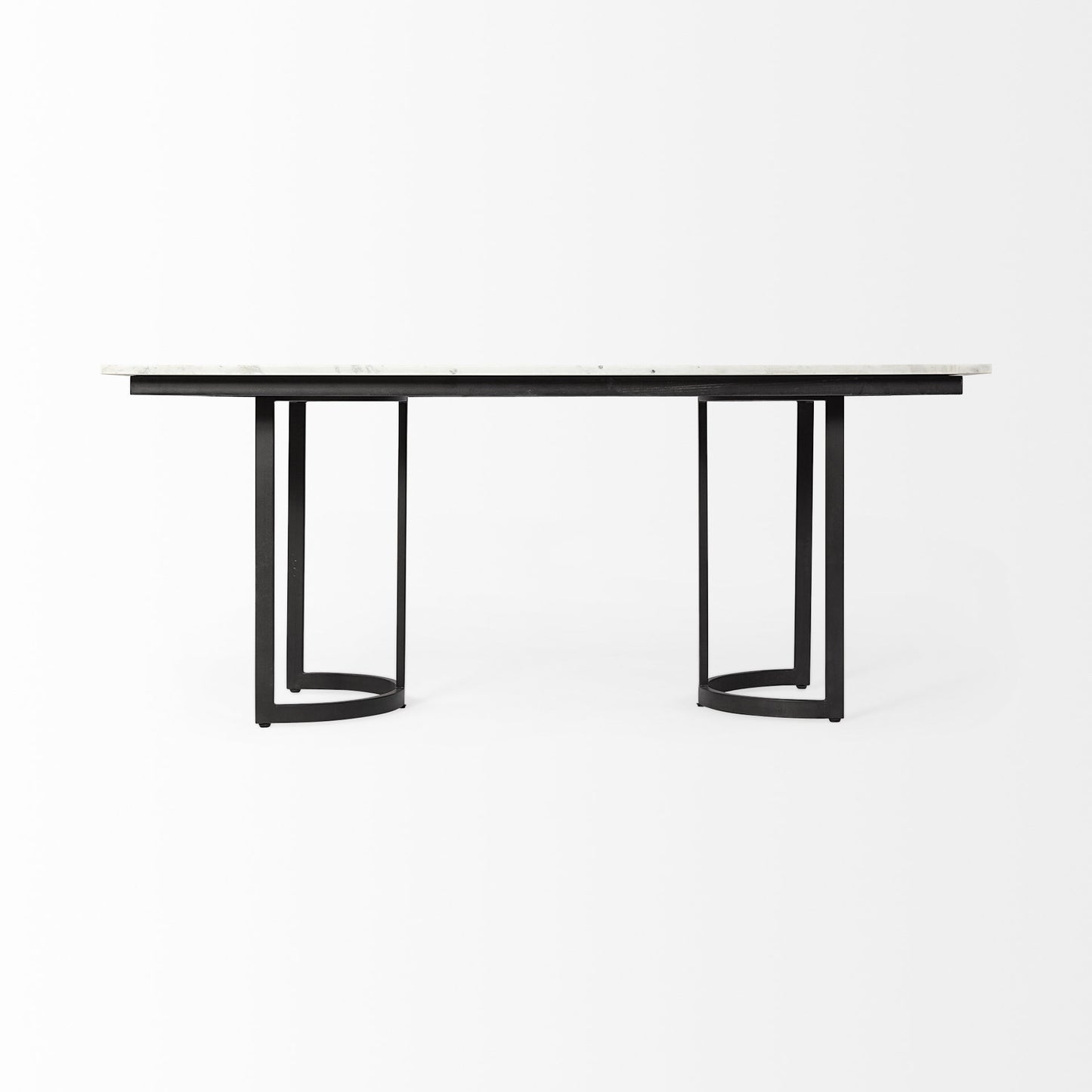 White And Black Dining Table