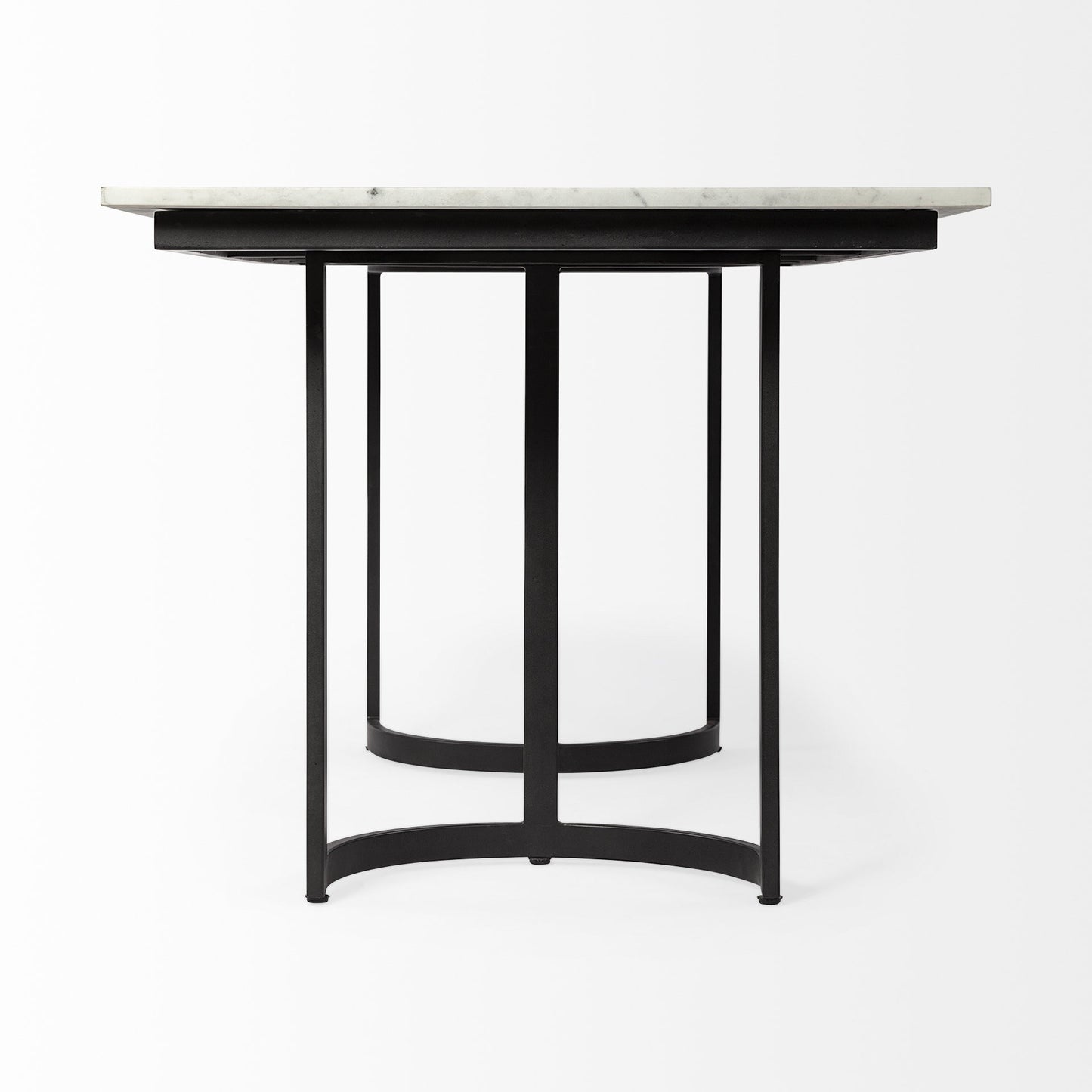 White And Black Dining Table
