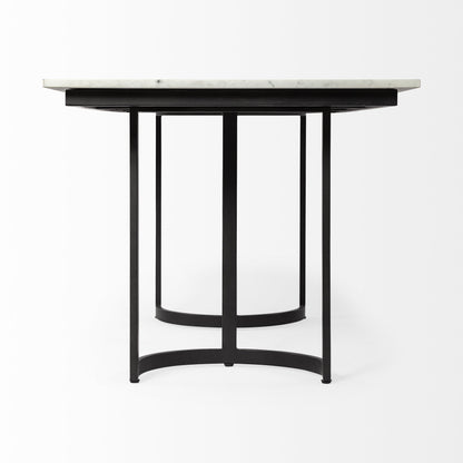 White And Black Dining Table