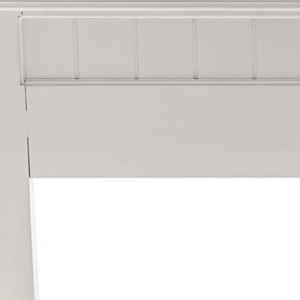 Classic White Panel King Size Bed