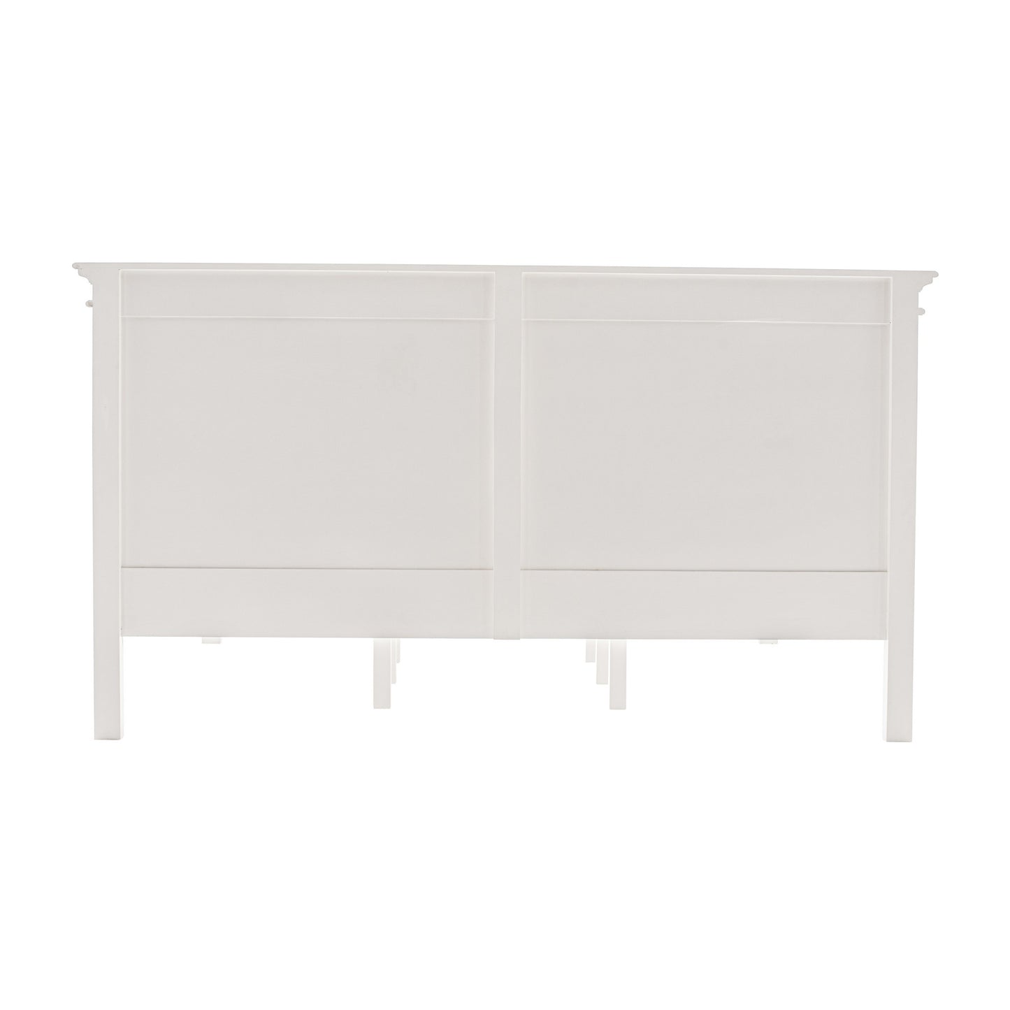Classic White Panel King Size Bed