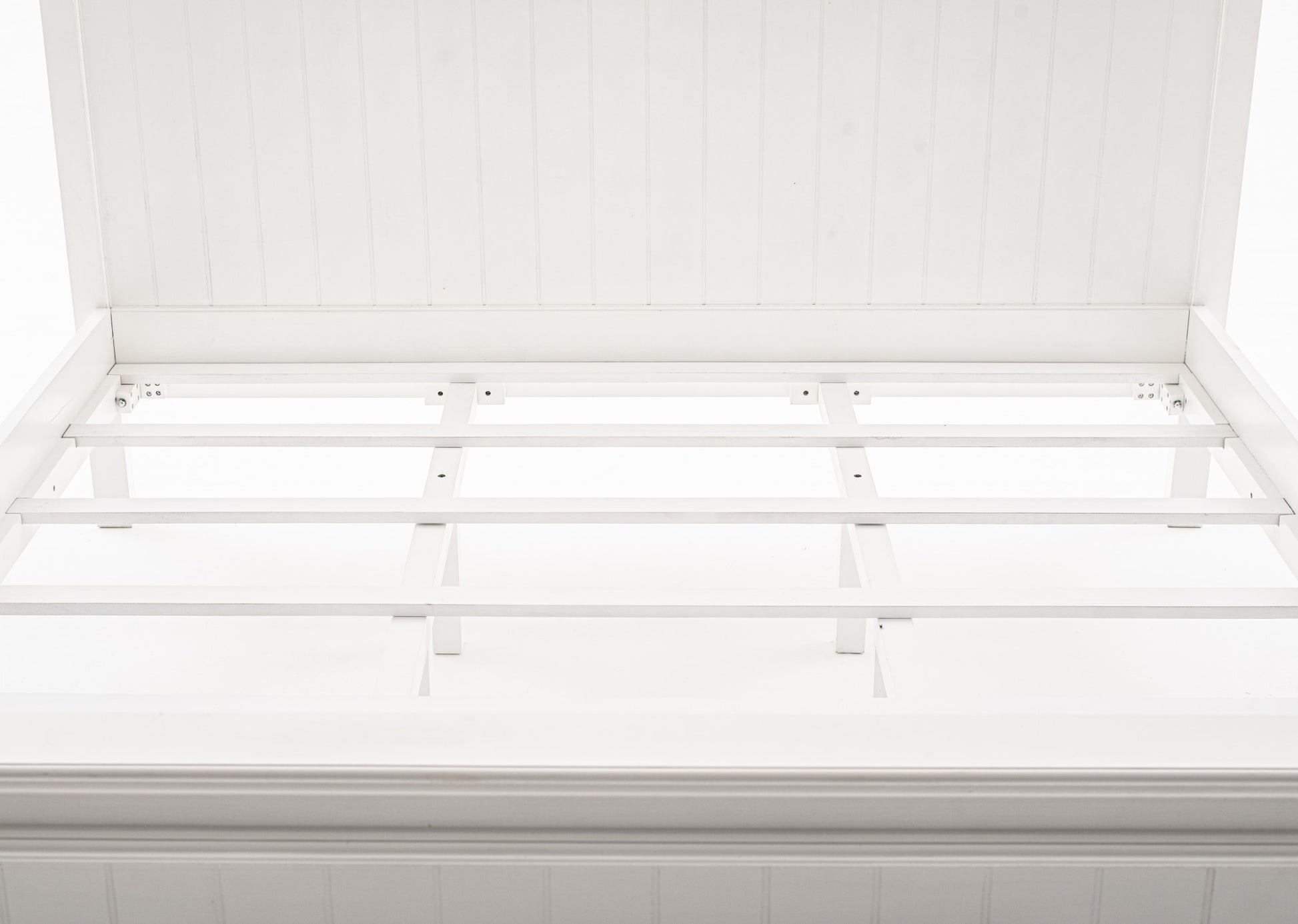 Classic White Panel King Size Bed
