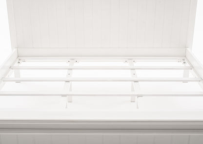 Classic White Panel King Size Bed