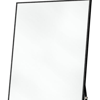 Black Metal Framed Standing Mirror