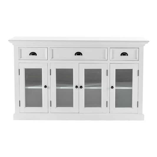 Modern Farmhouse White Sideboard Server
