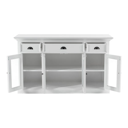 Modern Farmhouse White Sideboard Server