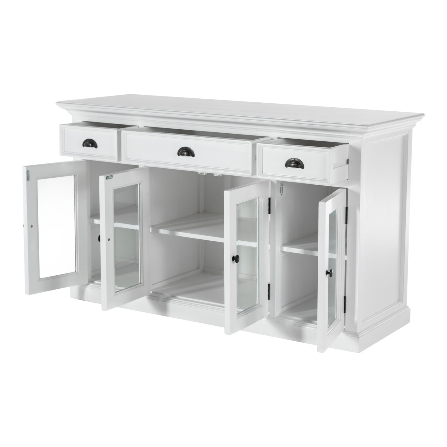 Modern Farmhouse White Sideboard Server