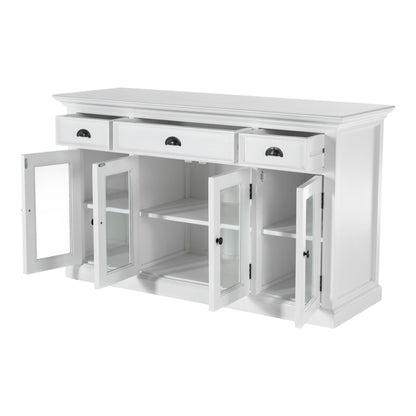 Modern Farmhouse White Sideboard Server