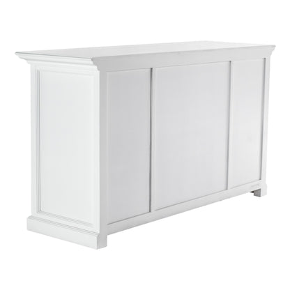 Modern Farmhouse White Sideboard Server