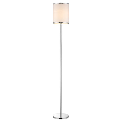 Chrome Floor Lamp w/ Shade