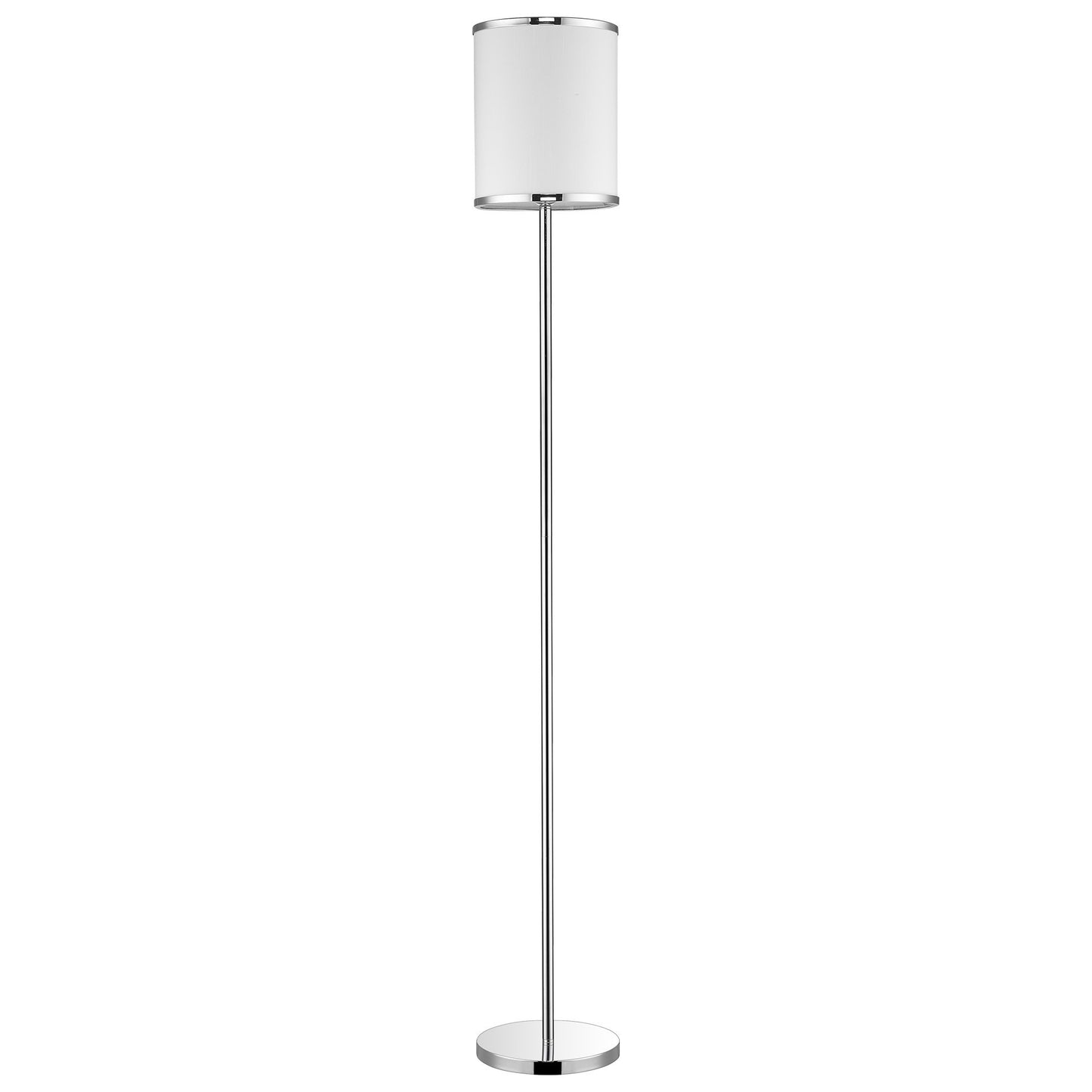 Chrome Floor Lamp w/ Shade