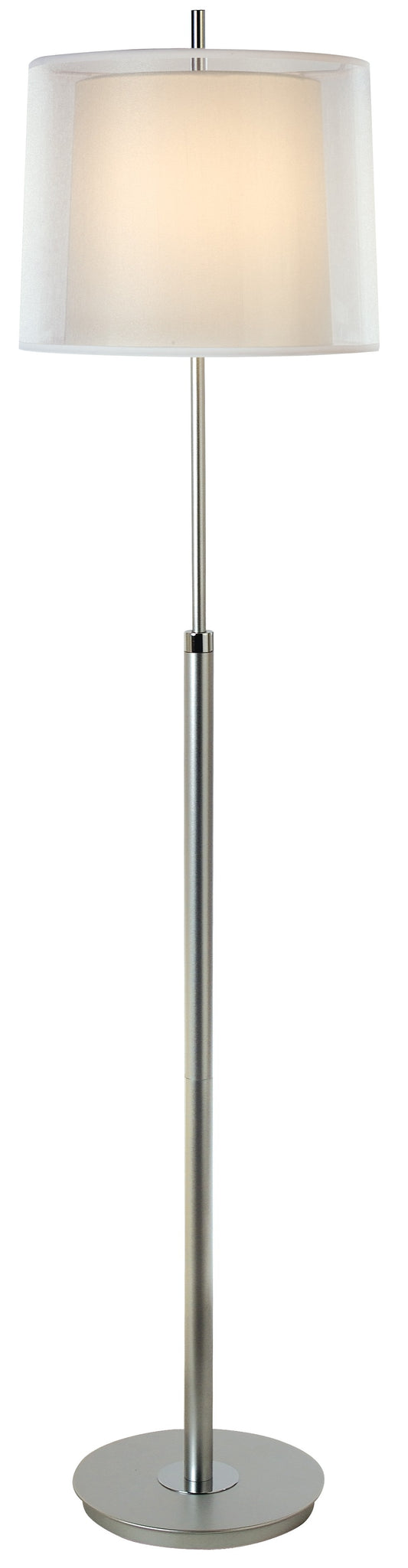 Chrome Floor Lamp w/ Shade