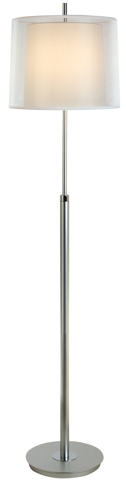 Chrome Floor Lamp w/ Shade