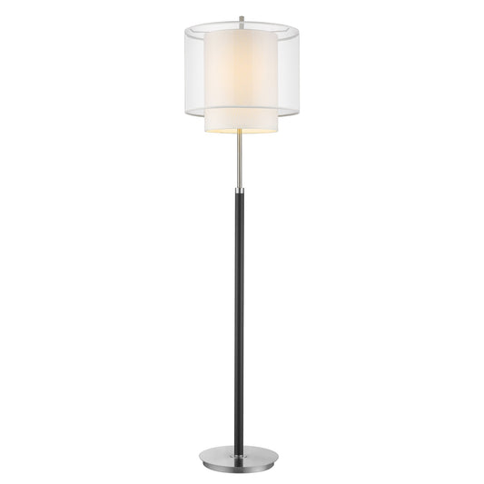 Chrome Floor Lamp w/ Shade